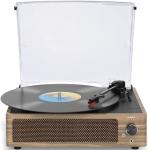 Vintage Wireless Turntable with Speakers for Vinyl