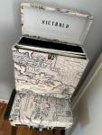 Victrola Retro Map Vinyl Record Carrying Case