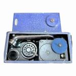 Vintage Thorens Blue Portable Gramophone with Needles