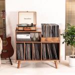 Large Gramophone Player Stand with Vinyl Storage