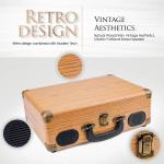 Vintage-Style Bluetooth Record Player - 3 Speed