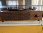 WOCKODER Vintage Turntable with Built-In Speakers