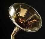 Vintage HMV Wooden Gramophone Record Player