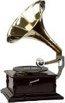 Vintage HMV Wooden Gramophone Record Player