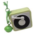 Vintage Record Player Keychain Charm Pendant