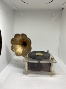 Mini Vintage Gramophone Music Box Replica