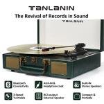 Retro Bluetooth Portable Suitcase Record Player - Green