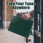 Retro Bluetooth Portable Suitcase Record Player - Green