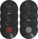 8-Piece Vintage Vinyl Records Wall Decor Set