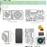 Vintage Style Gramophone Die Cutting Template Set
