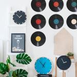 8-Piece Vintage Vinyl Records Wall Decor Set