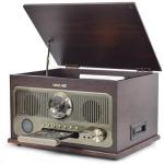 Vintage 3-Speed Gramophone with Bluetooth & Speakers