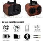 Retro Bluetooth Gramophone Speaker with Vintage Style