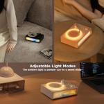 Vintage Phonograph Style Bluetooth Speaker with Night Light