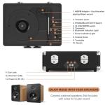 Bluetooth Vinyl Record Player with Built-in Speakers