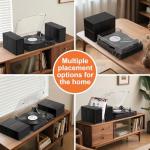 Vintage 3-Speed Bluetooth Vinyl Record Player