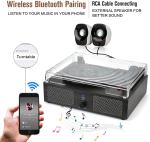 Chic Wireless 3-Speed Vinyl Record Player