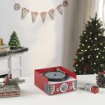 9" Animated Vintage Record Player Christmas Decor