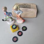 1950s Vintage Sock Hop Record Player Set