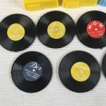 Set of 10 Vintage Record Player Cake Toppers