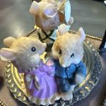 Vintage Mouse Gramophone Musical Turntable Decor