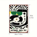 Vintage National Vinyl Record Player Wall Art