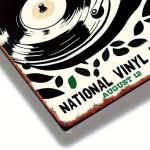 Vintage National Vinyl Record Player Wall Art