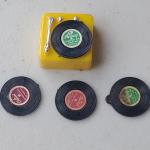 1950s Vintage Sock Hop Record Player Set