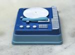 Blue Hostess Record Player for Barbie Dollhouse