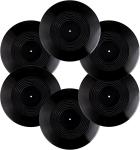 Vintage Turntable Record Set for Stylish Decor