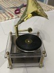 Vintage Gramophone Music Box - Softly Love Tune