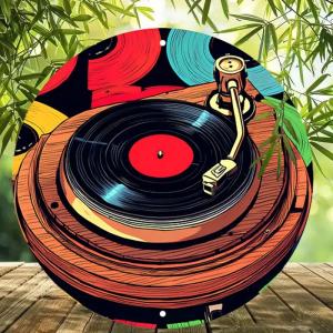 Vintage Vinyl Record Player Wall Art Decor