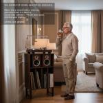 Compact Vinyl Storage Stand with Turntable Table