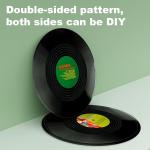 Vintage Turntable Record Set for Stylish Decor