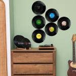 Vintage Turntable Record Set for Stylish Decor