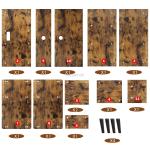 Vinyl Record Player Stand with Power Outlet