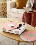 Vintage Bluetooth Vinyl Record Player with Speakers