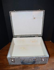 Vintage Train Case Record Player and Speaker Case