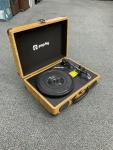Vintage Bluetooth Vinyl Record Player, 3-Speed Turntable