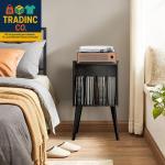 Minimalist Record Player Stand for 160 Albums