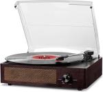 Retro Vinyl Turntable with Bluetooth Speakers