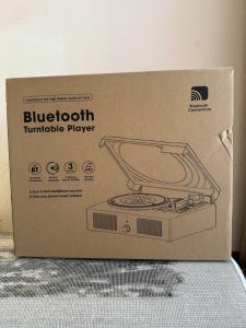 Digitlife Bluetooth Vintage Turntable with Portable Speaker