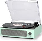 Vintage 3-Speed Vinyl Record Player with Speaker