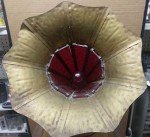 Vintage Style Gramophone Record Player with Lights