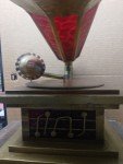 Vintage Style Gramophone Record Player with Lights