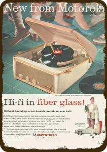 1957 Motorola 3H24 Vintage Gramophone Replica
