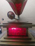 Vintage Style Gramophone Record Player with Lights
