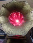 Vintage Style Gramophone Record Player with Lights