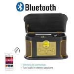 Vintage Style Vinyl Turntable with Stereo Speakers