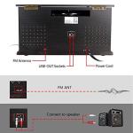 Vintage Style Vinyl Turntable with Stereo Speakers